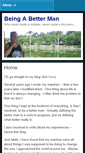 Mobile Screenshot of beingabetterman.net